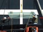 Spydercrane URW295 - Glass Installation Spydercrane URW295 - Glass Installation