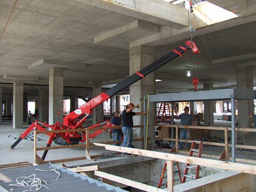 Spydercrane URW 295 Construction